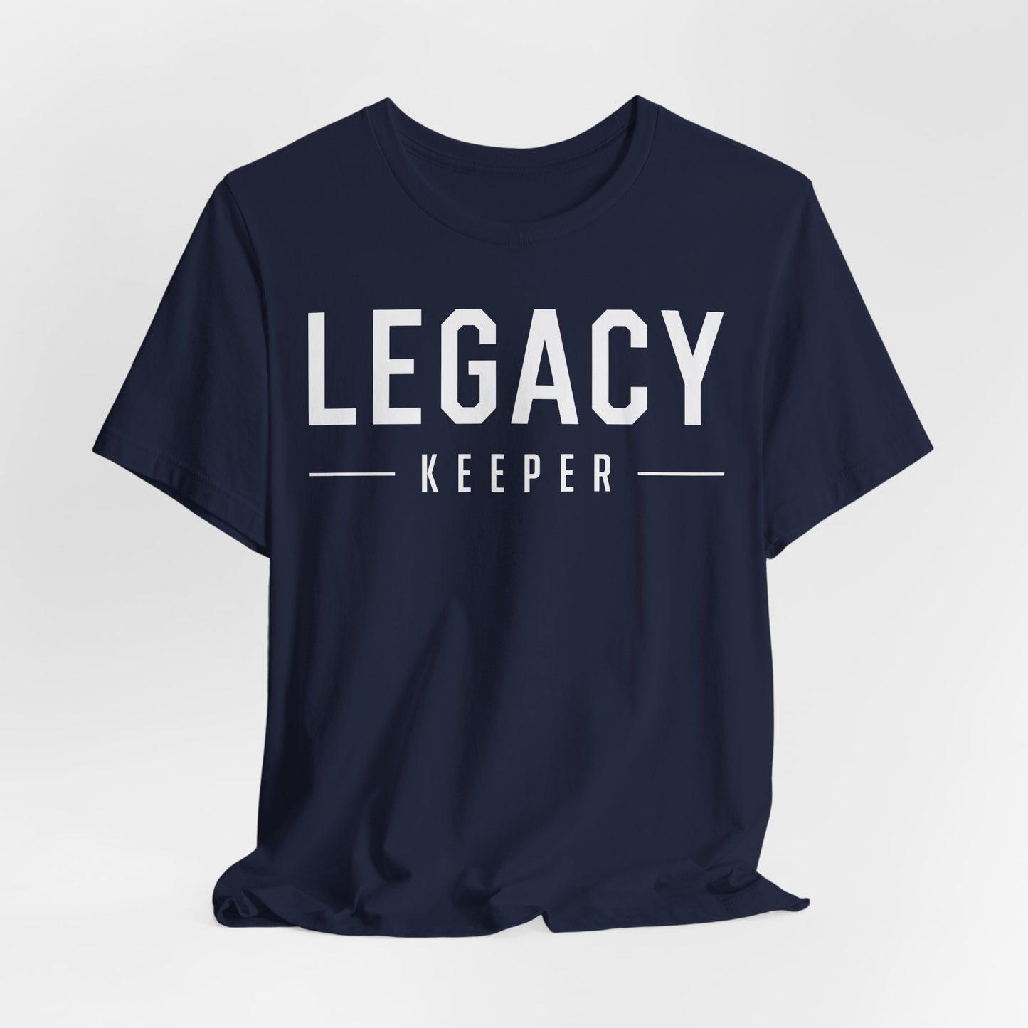 Legacy Keeper T-Shirt — White Writing