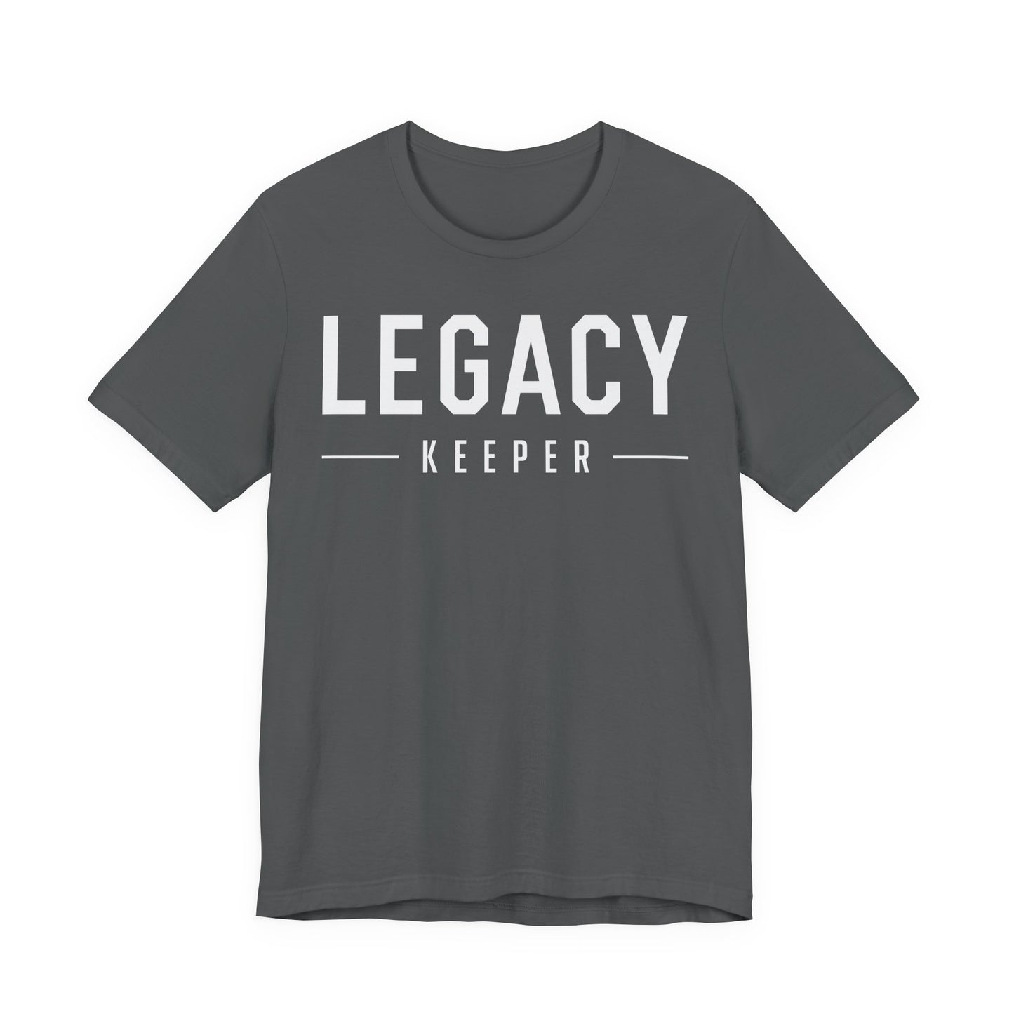 Legacy Keeper T-Shirt — White Writing