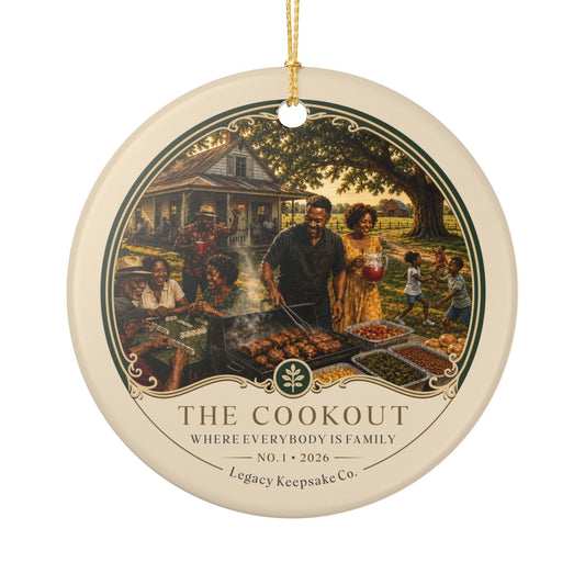 The Cookout Ceramic Ornament, First in Series