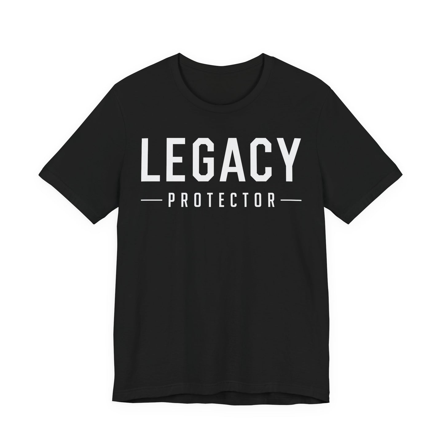 Legacy Protector T-Shirt — White Writing