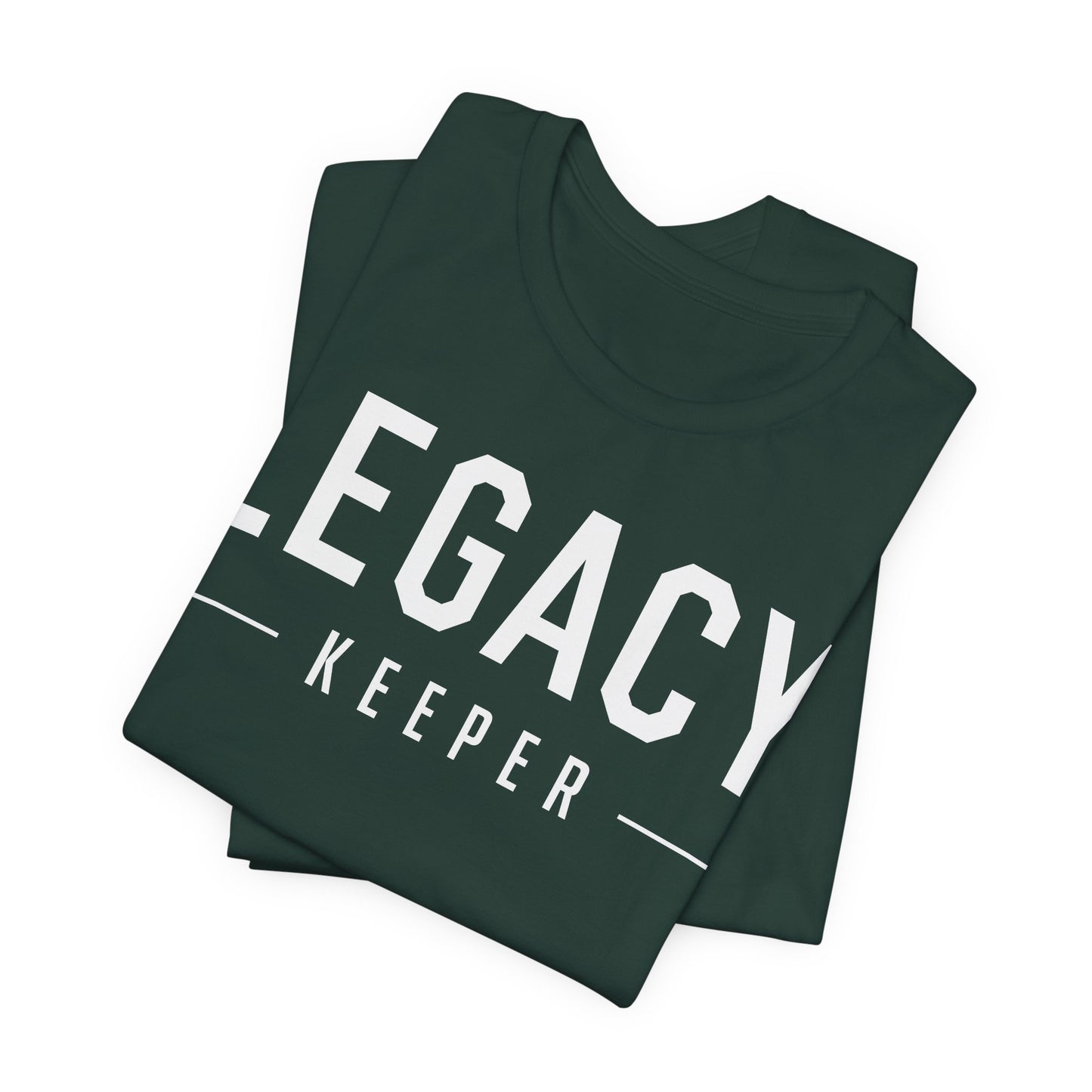 Legacy Keeper T-Shirt — White Writing