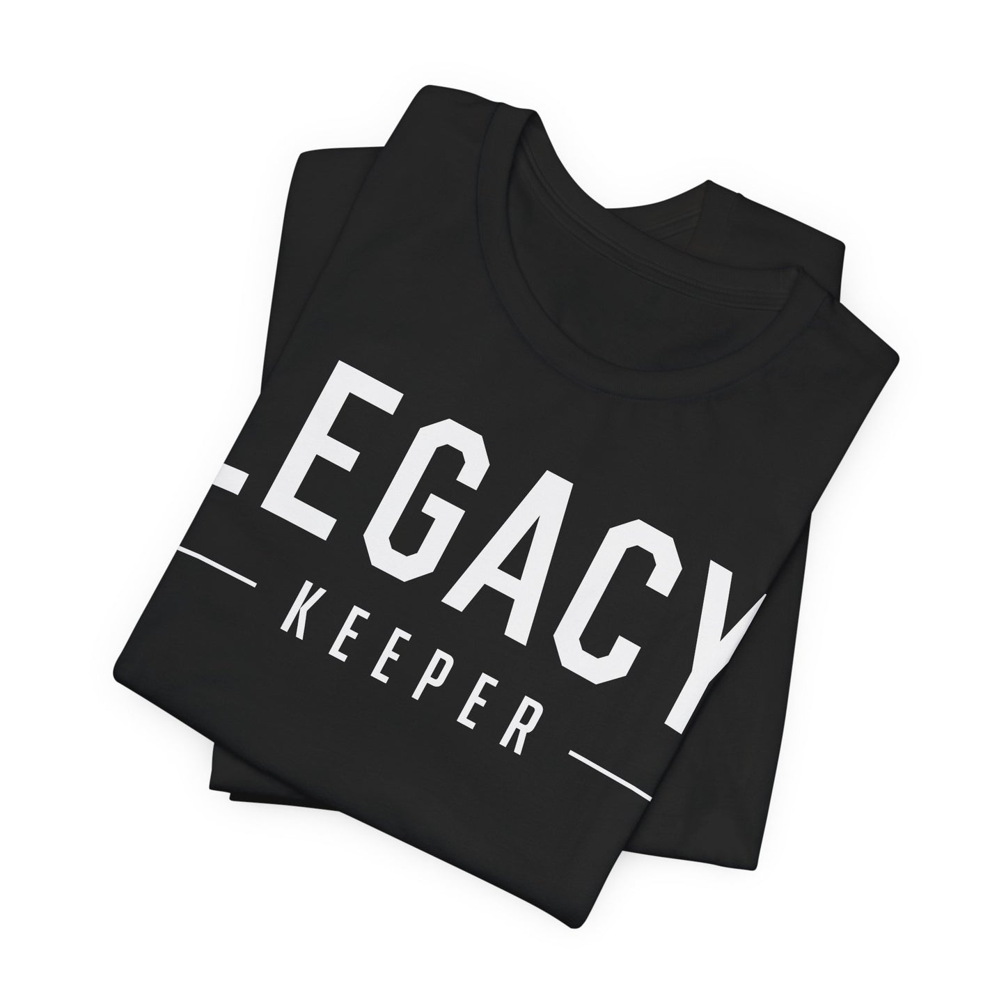Legacy Keeper T-Shirt — White Writing