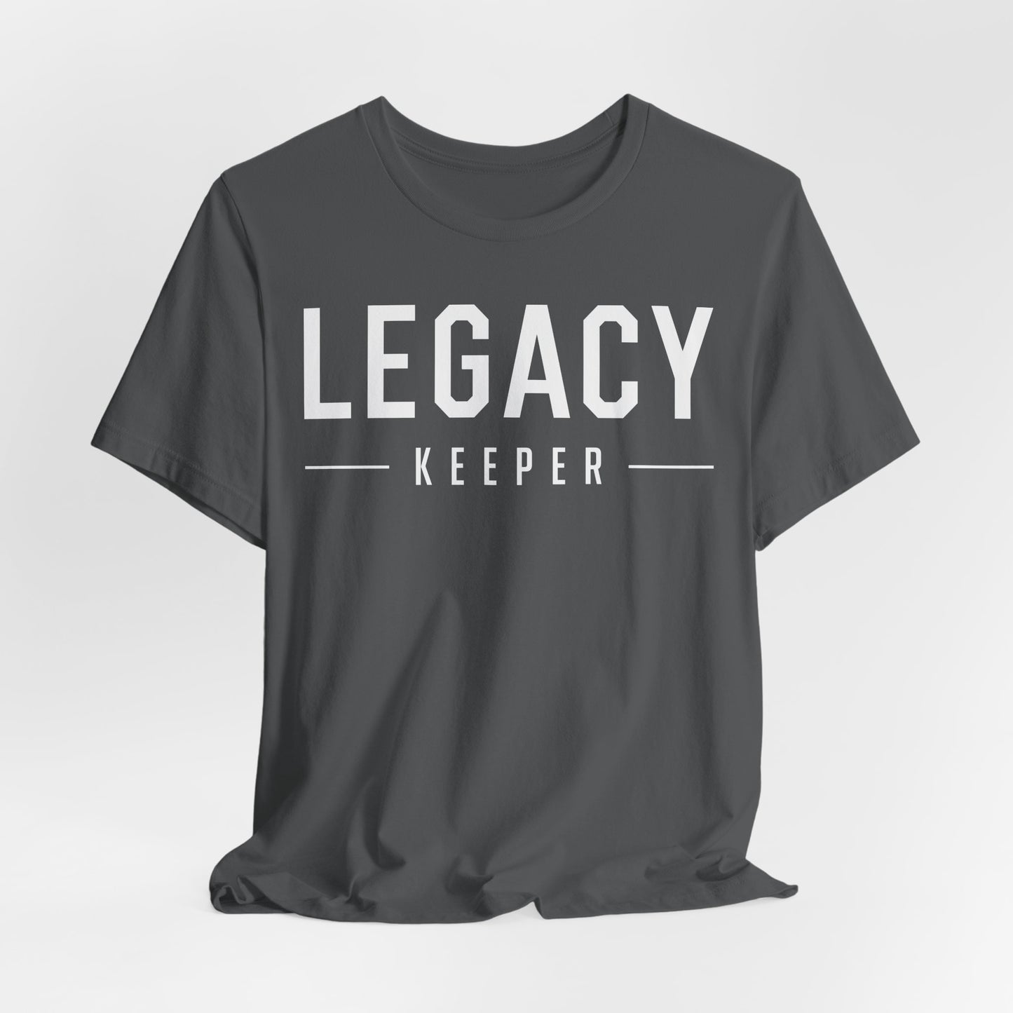 Legacy Keeper T-Shirt — White Writing