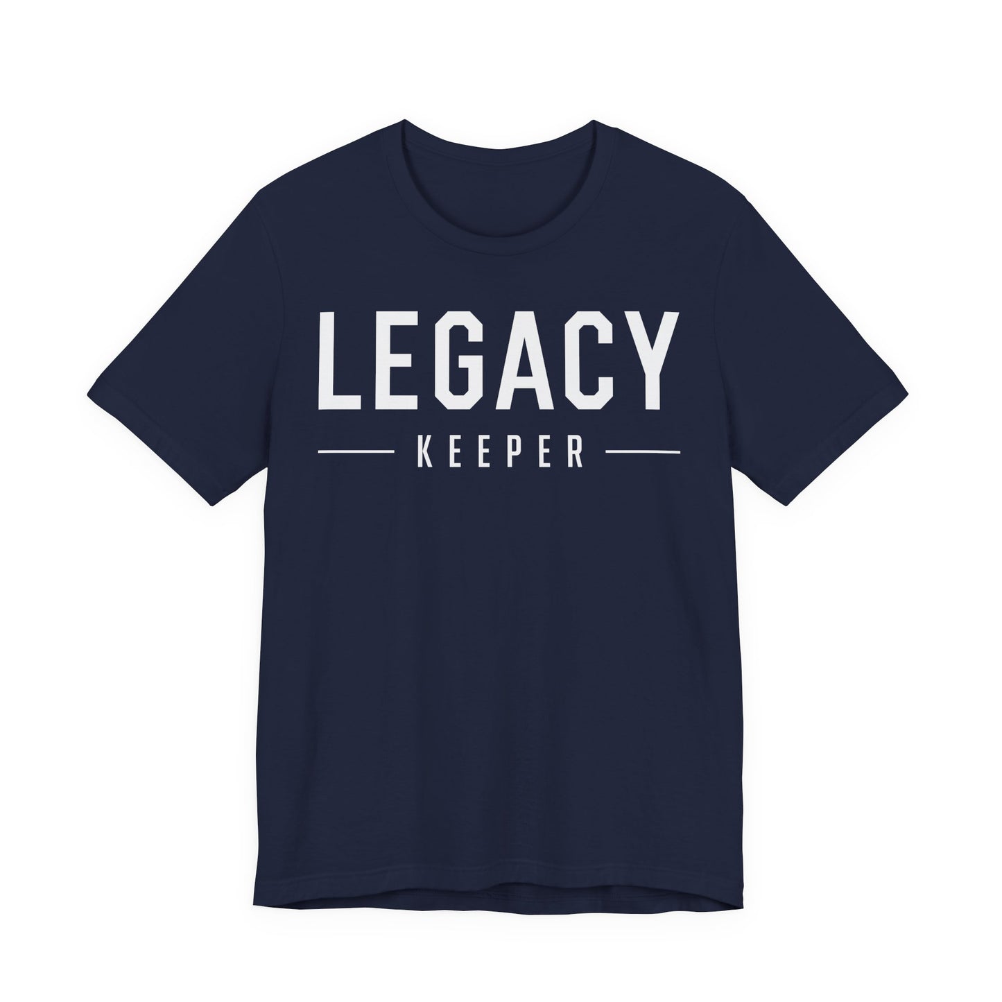Legacy Keeper T-Shirt — White Writing