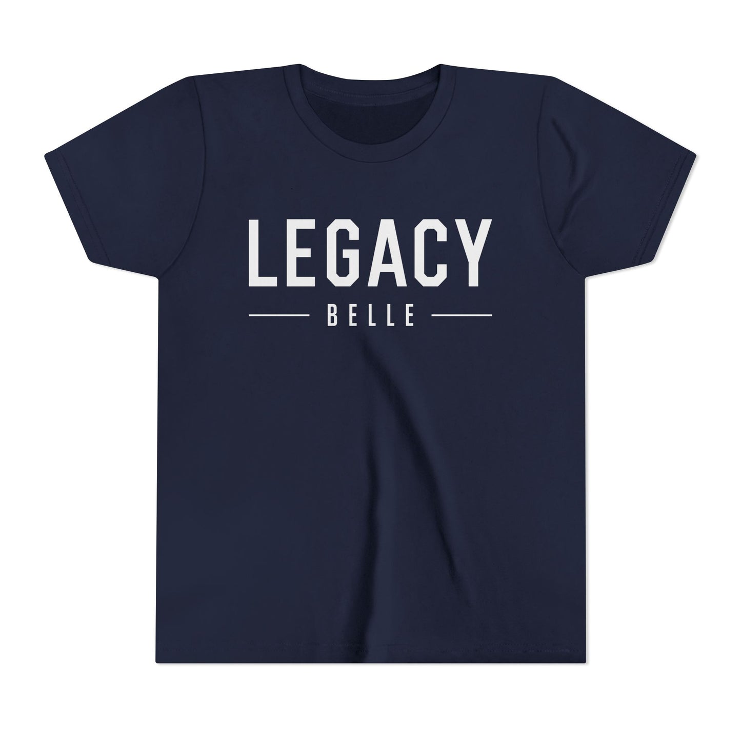 Legacy Belle Girls T-Shirt — White Writing