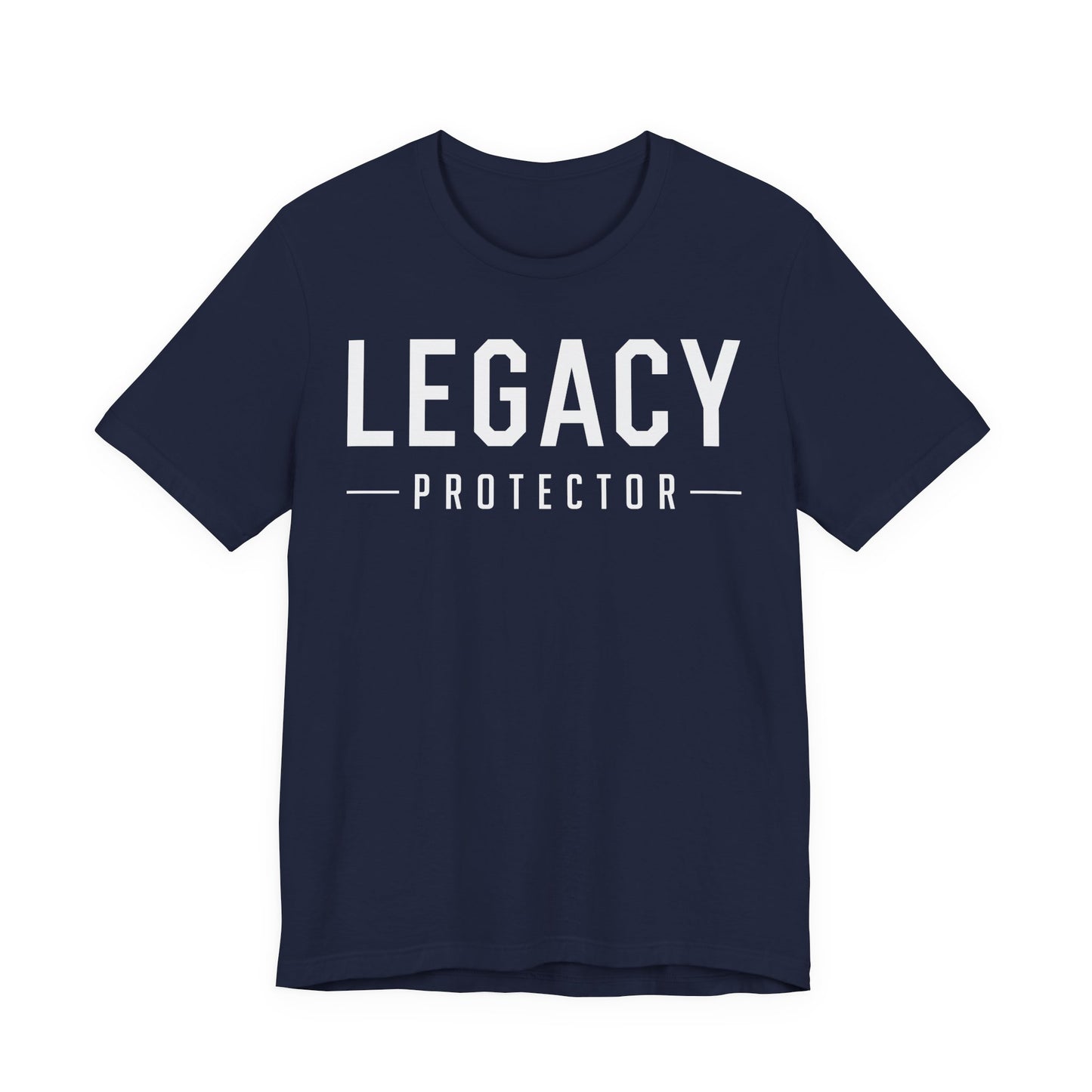 Legacy Protector T-Shirt — White Writing