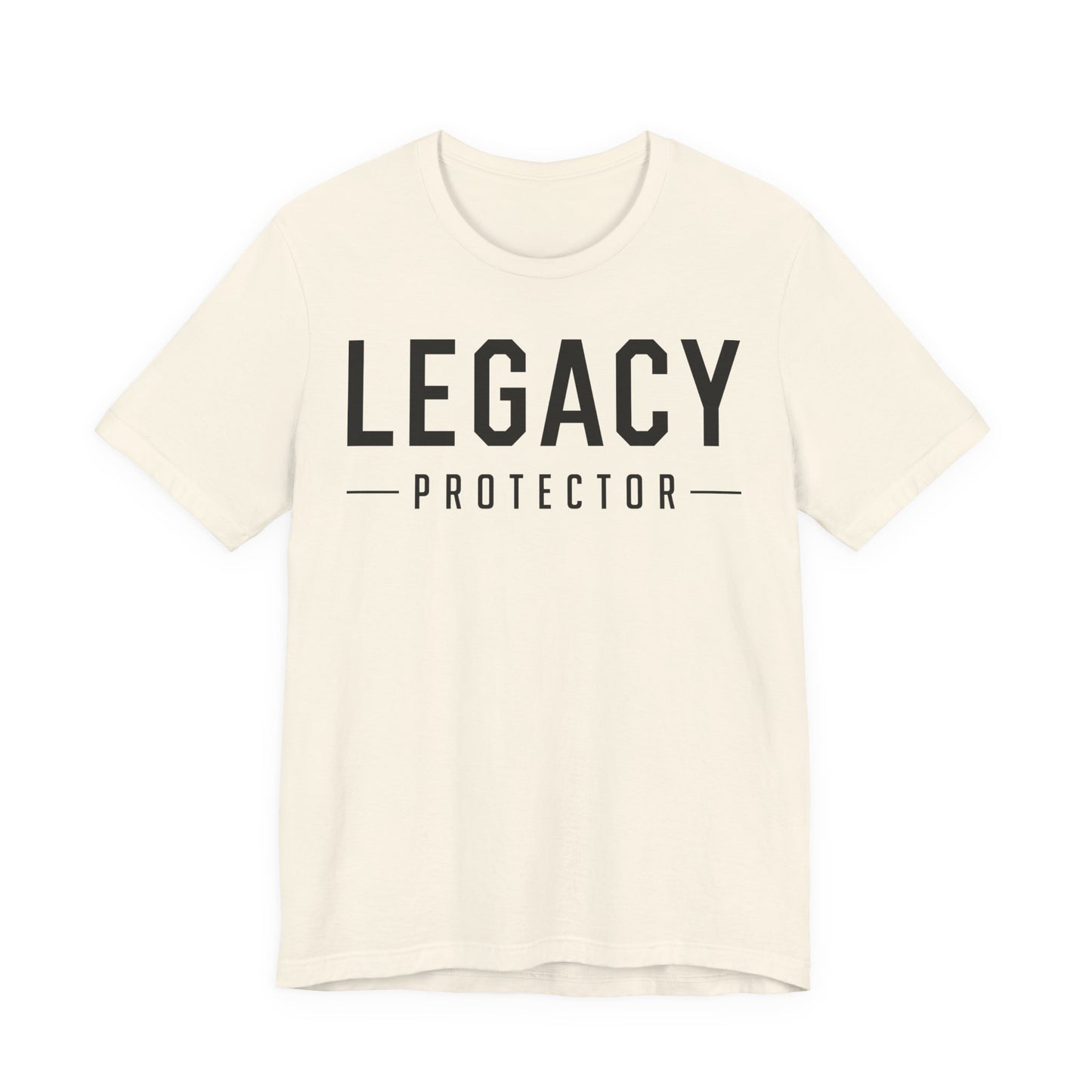 Legacy Protector T-Shirt — Black Writing