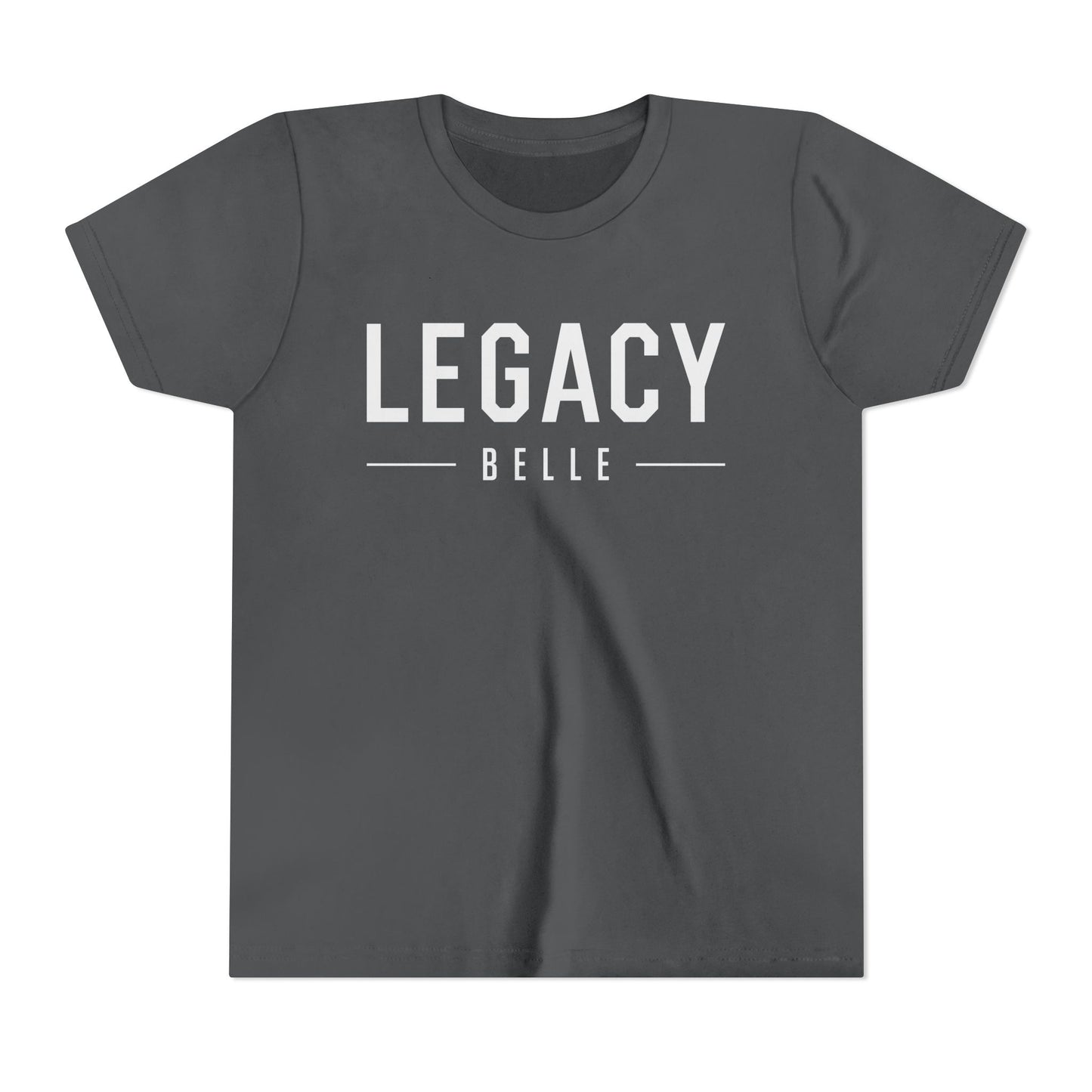 Legacy Belle Girls T-Shirt — White Writing