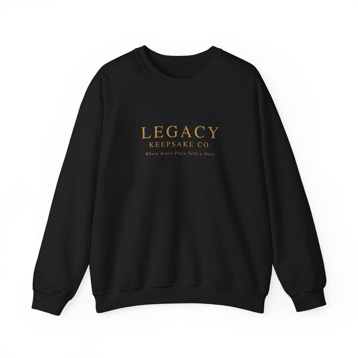 Crewneck Sweatshirt — Legacy Keepsake Co. Gold Logo