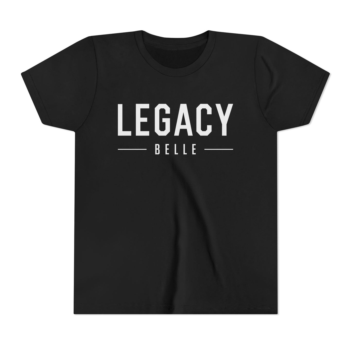 Legacy Belle Girls T-Shirt — White Writing