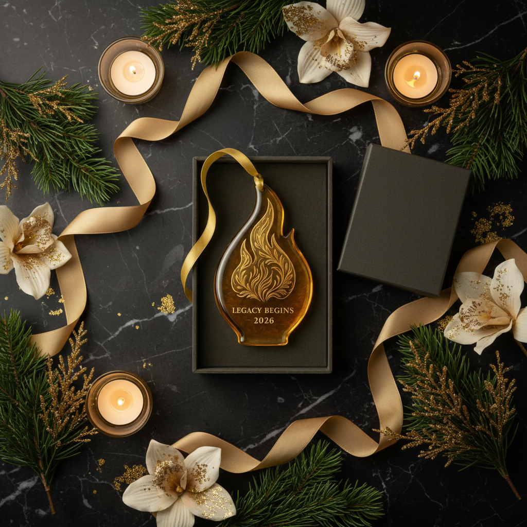 Founder's Flame — Christmas in July Flat-lay