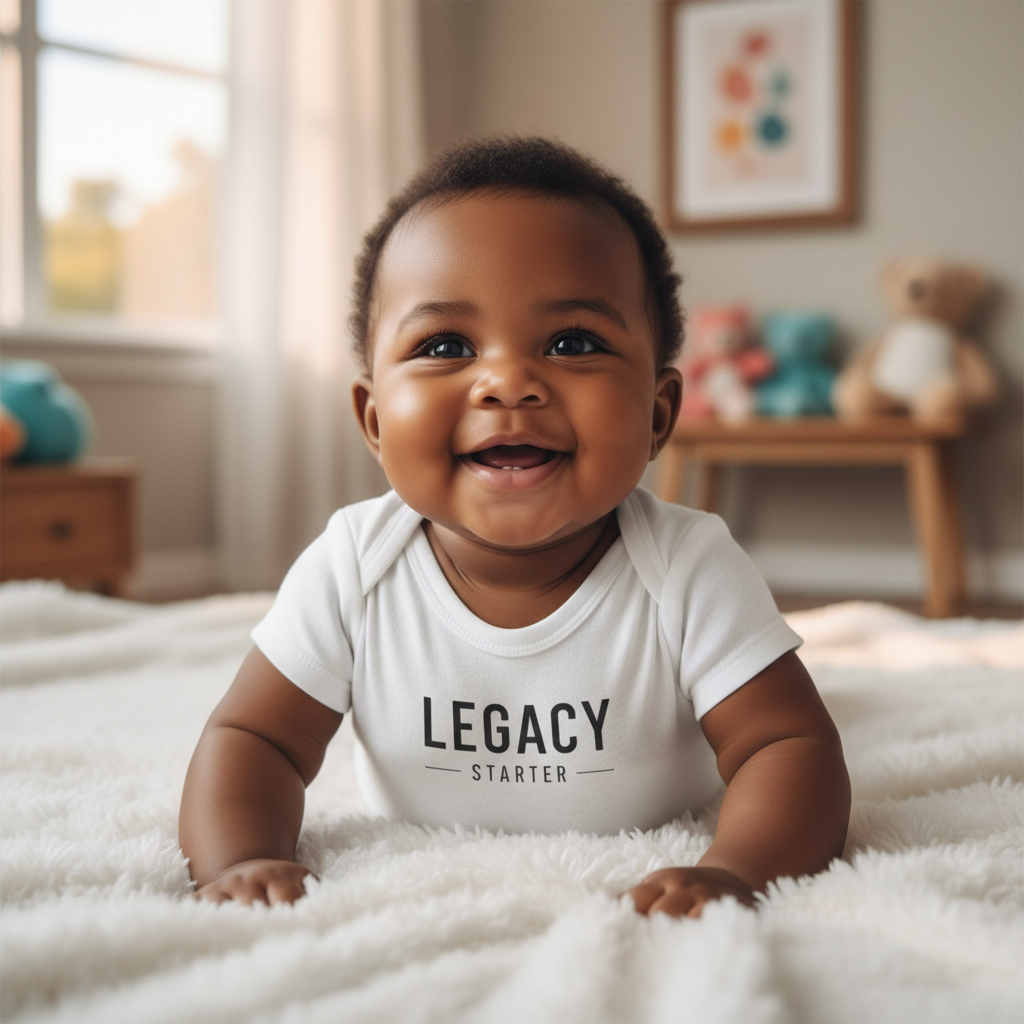 Legacy Starter White Bodysuit - Baby Lifestyle